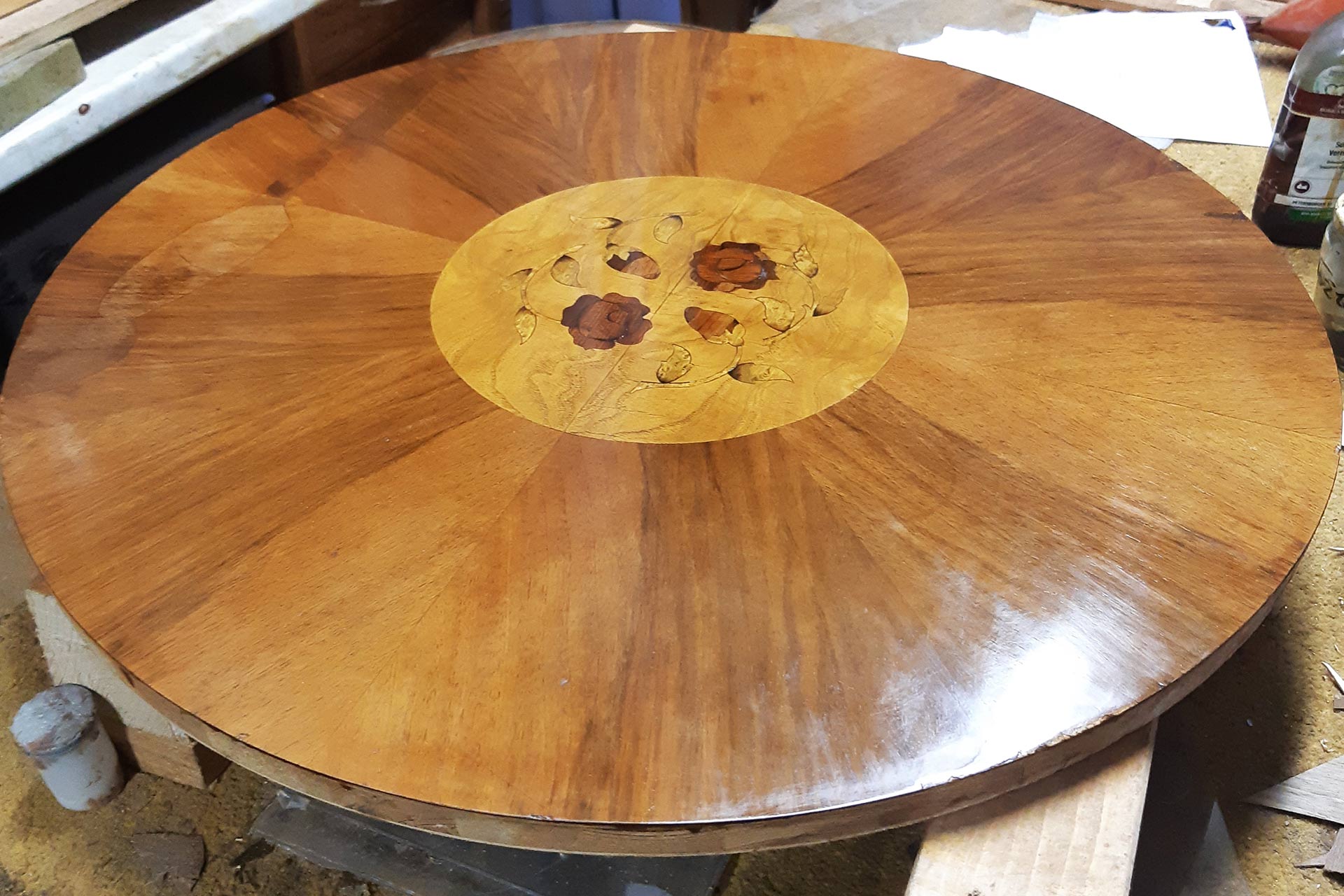 Atelier für Möbelrestaurierung (Olaf Praetsch) - Referenzen - Marqueterie Nachher