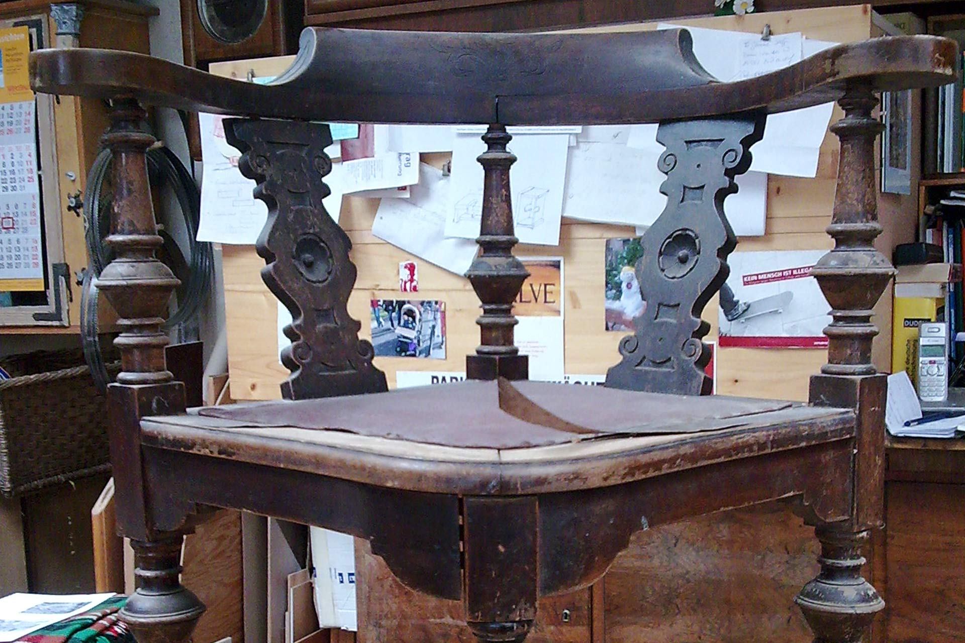 Atelier für Möbelrestaurierung (Olaf Praetsch) - Referenzen - Sessel & Stühle Vorher